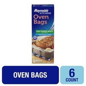 Reynolds Kitchens Large Oven Bags 16x17.5" 6 Pack BPA Free Cooking Roast